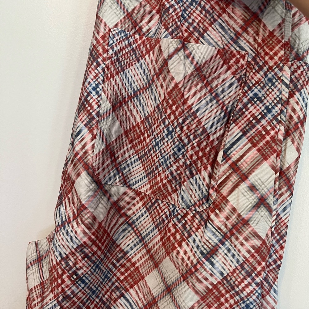 ROLLA'S Red and Blue Checkered Shirt